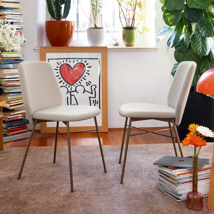 A.Sibau ポストモダンデザイン ハイバックチェア C ZR24229 Chairs without arms Connubia - CB1959-A SIBILLA SOFT – connubia